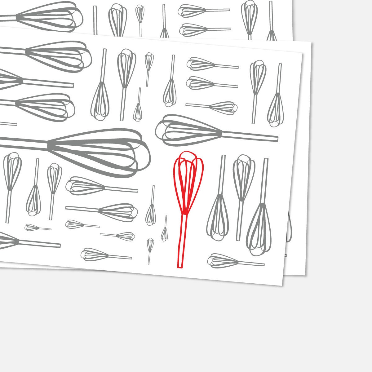 One Red Whisk -- Printable Recipe Cards