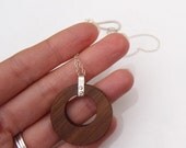 Wood and Silver Riveted Necklace