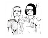 Ghost World - Art Print - A4 Size