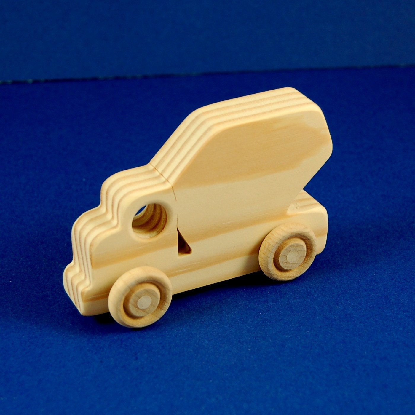 Construction Birthday Party Favors - Package of 9 Wood Toy Construction Trucks - Great for Toddler and Childrens Birthdays