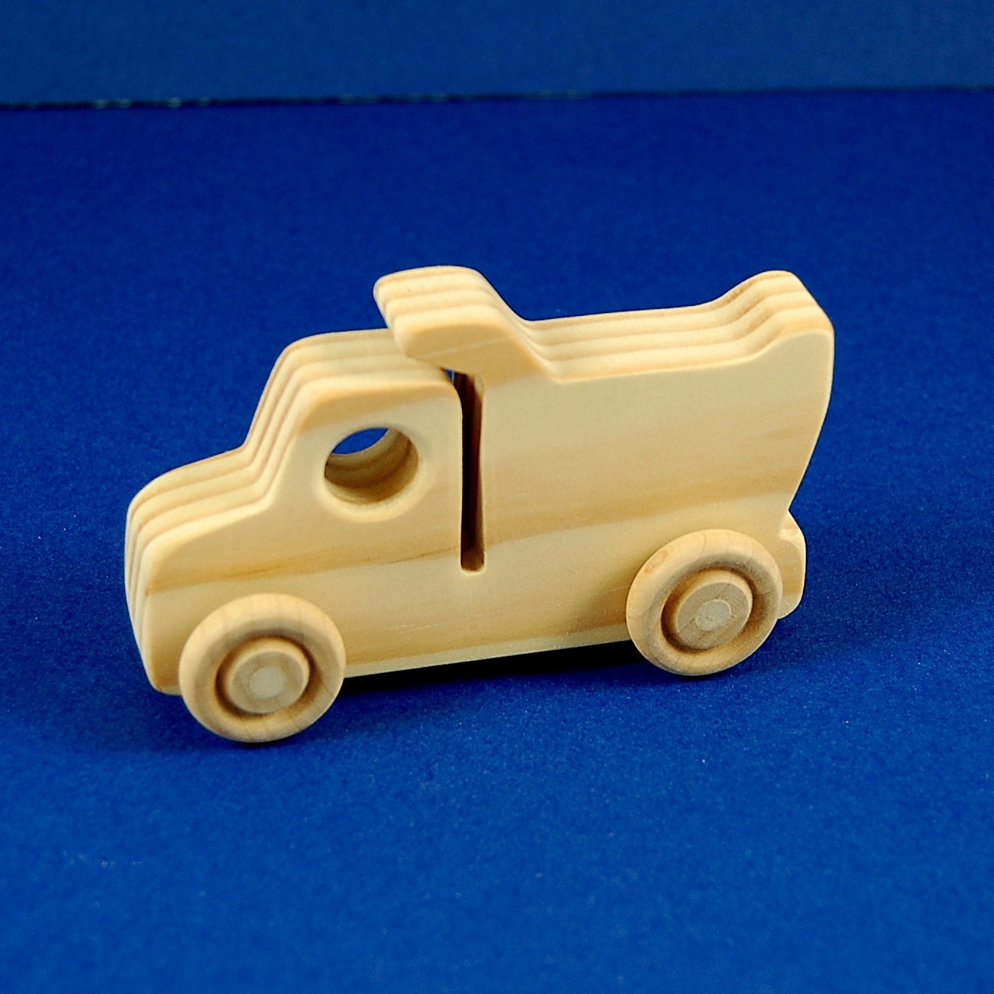 Construction Birthday Party Favors - Package of 9 Wood Toy Construction Trucks - Great for Toddler and Childrens Birthdays