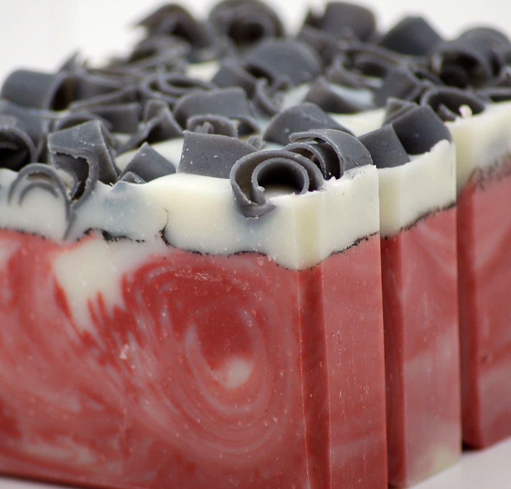 Blood Orange Soap Handmade Cold Process, Vegan Friendly