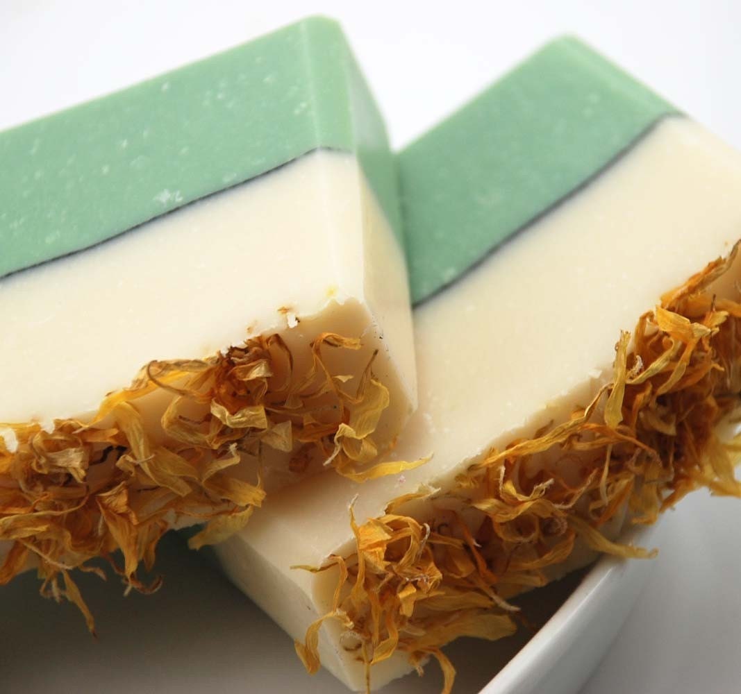 Green Tea Soap Handmade Cold Process, Vegan Friendly