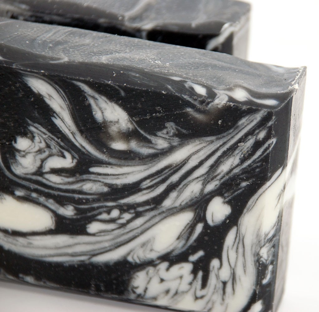 Clarifying Activated Charcoal Soap- For Oily, Acne Prone Skin. Vegan Ingredients