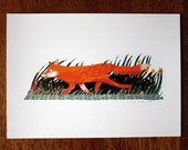 Fox Print - 8 x 11 (A4)