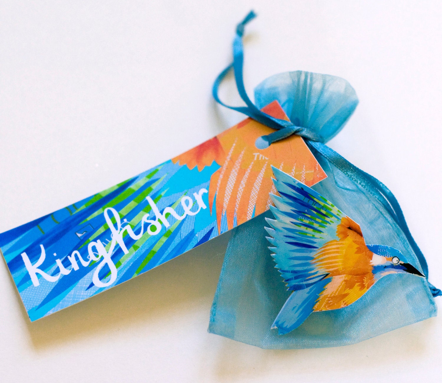 Kingfisher Bird Brooch