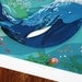Whale in the Waves Illustration Print - 11 x 16 (A3)