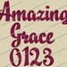 Amazing Grace Embroidery Fonts 3 Sizes