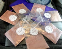 Vegan Mineral Glow samples in baggies