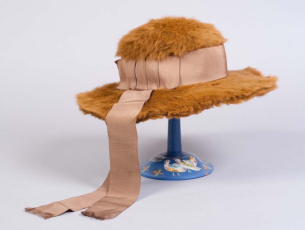 1950's Floppy Fur Hat, Winter, Holiday
