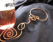 Copper Bubble Wand with beads