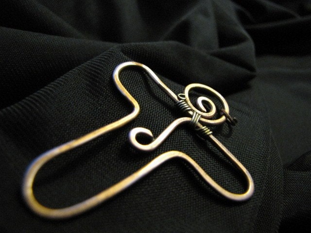 Copper Wire Human Cross