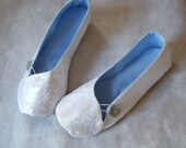 Custom Handmade Vegan  Bridal Flats