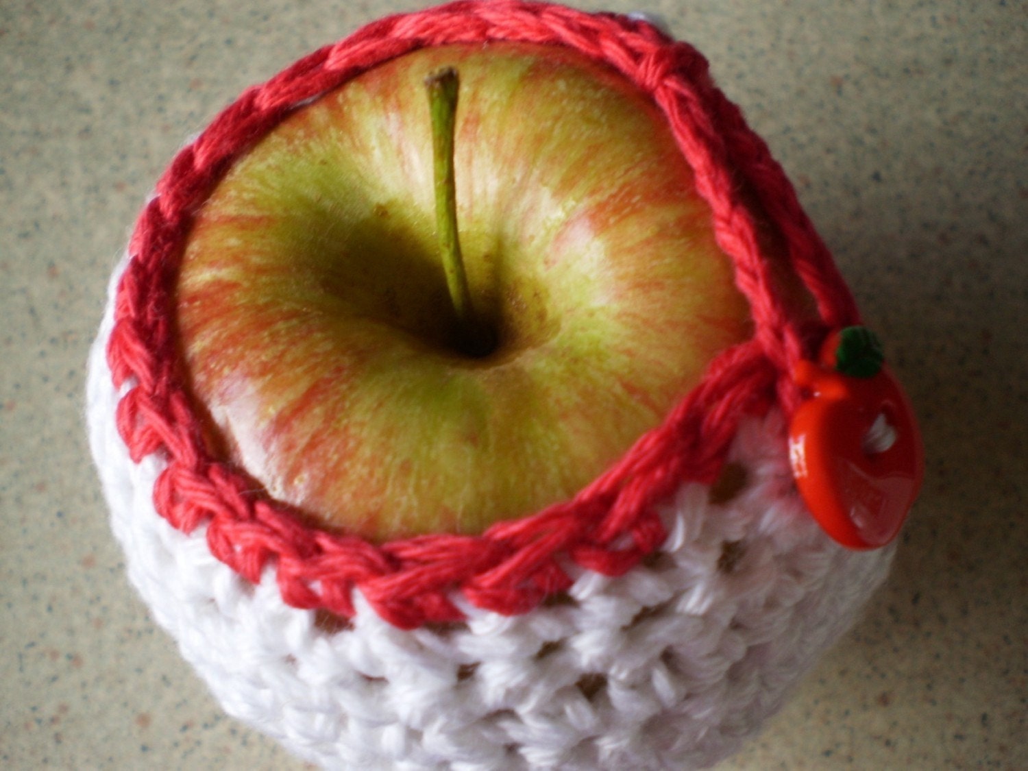 Crocheted Apple  Cozy