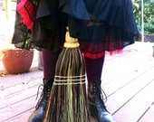 Rustic Wedding Broom in Your Choice of Rust, Black or Mix