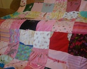 Child's Clothing Memory Blanket - t shirts, onesies, PJ's, clothing, ribbons, blankets (unlimited items & size)