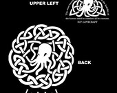 Cthulhu celtic knotwork zip up hoodie Lovecraft, size S-2XL