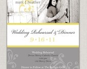 Wedding Rehearsal Dinner Invitation