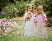 Pink Polka Dotted Night Gown  Girls sizes 2-8