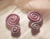 Swirl Dangle Earrings