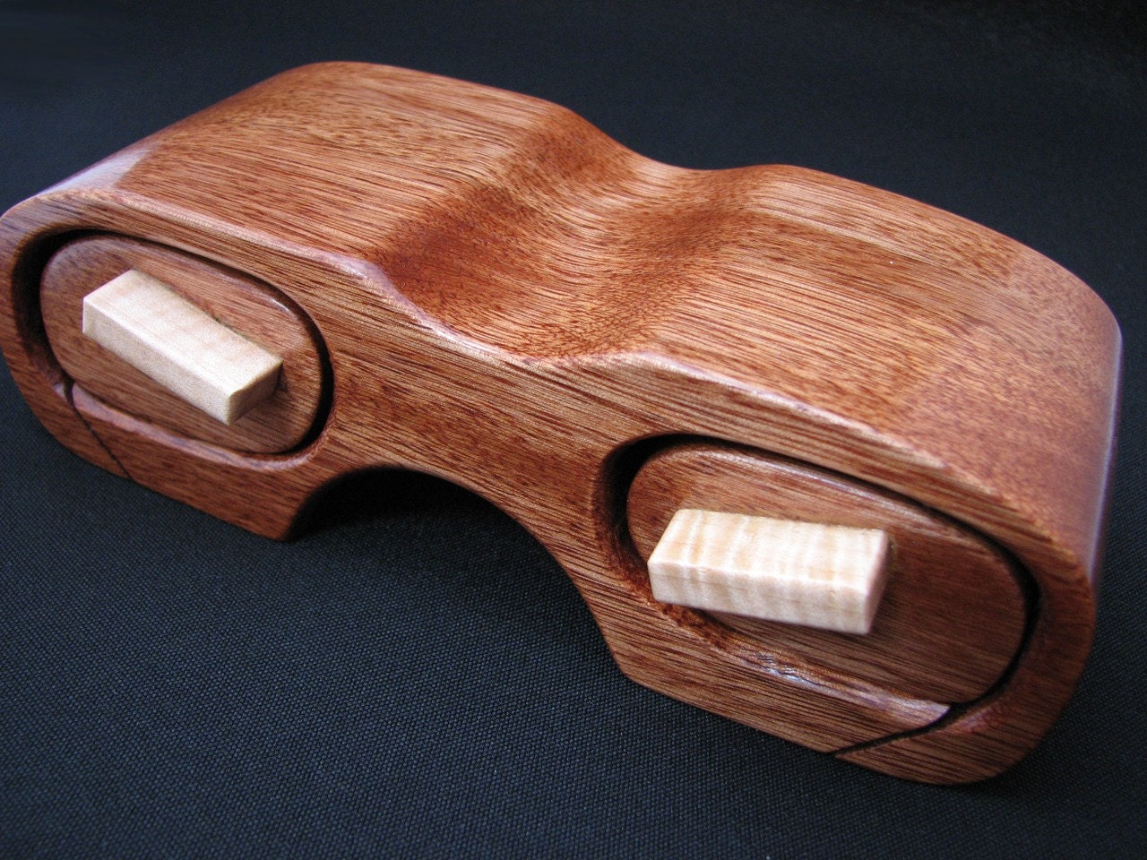 Exotic Double drawer trinket box handmade from Alexandria Laurel
