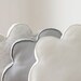 GREY CLOUD PILLOW / Organic Cotton Fabric