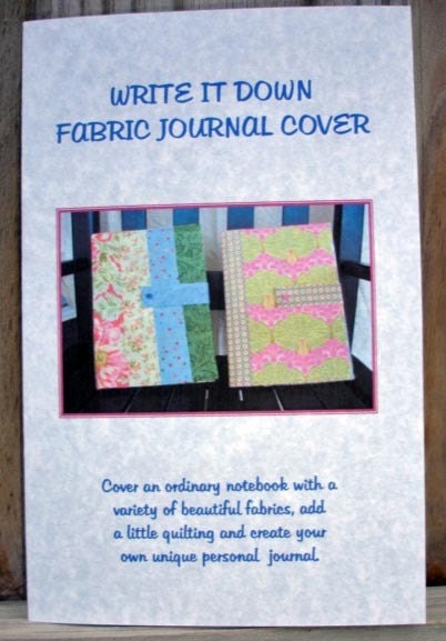PATTERN - Fabric Covered Journal Sewing Pattern