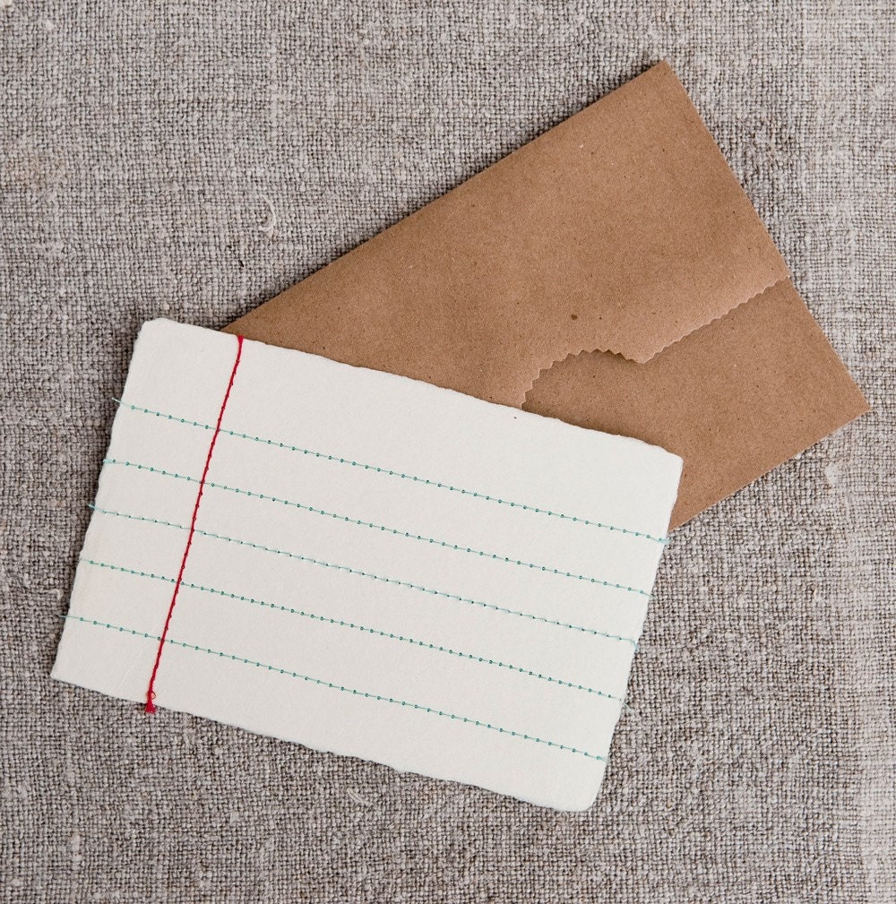 sewn card