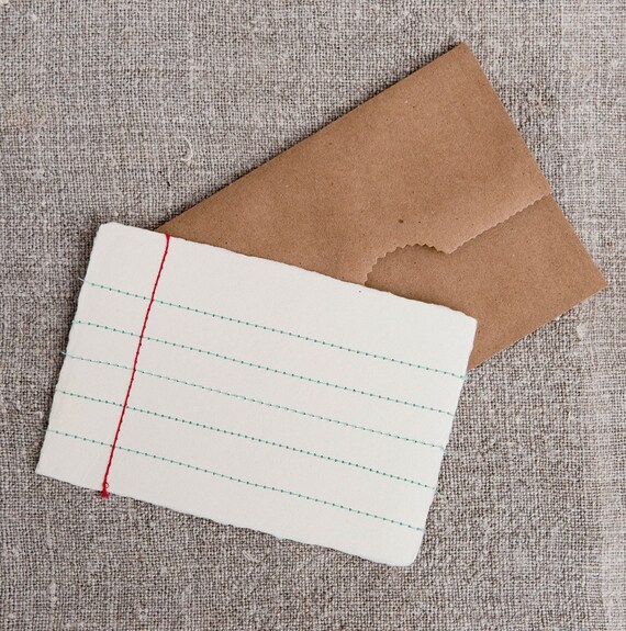 sewn card