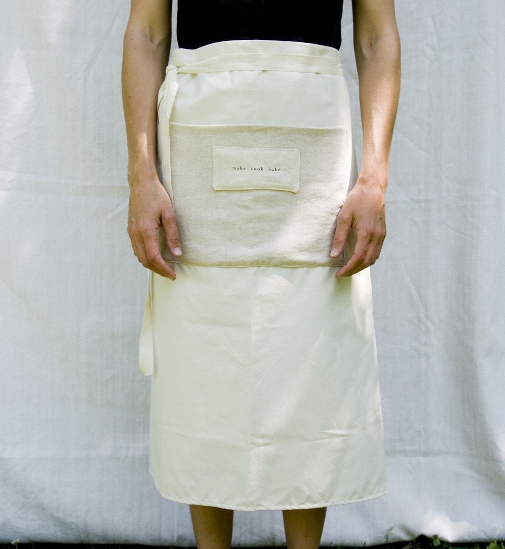 hemp half apron