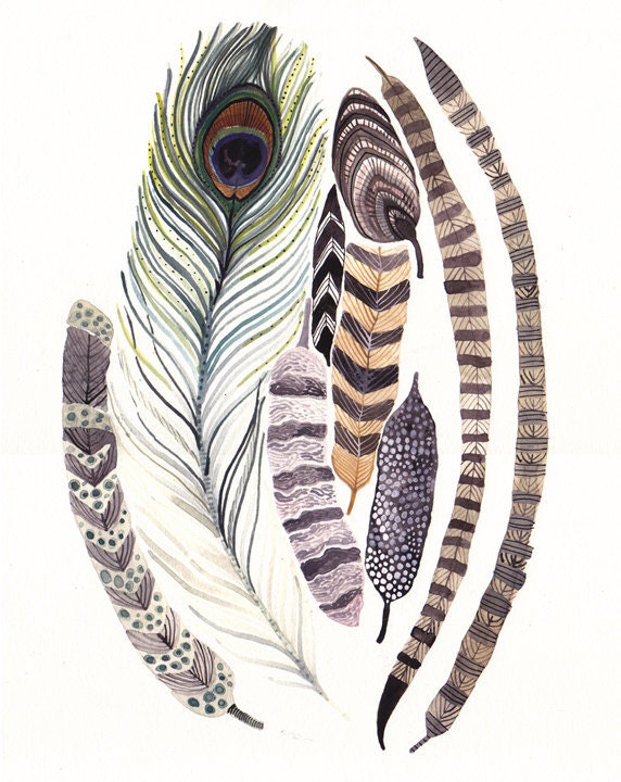 Feathers  -Large  Archival Print