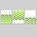 Modern Chevron Trio - Set of Three 8x10 Zig Zag Chevron Ombre Prints - Choose Your Colors - Shown in Aqua, Blue, Pink, Green, and More