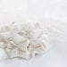 Sale: 30% off - Milk White Textile Flower Brooch Ivory Romance Wearable Fiber Art for Weddings and Special Occasion
