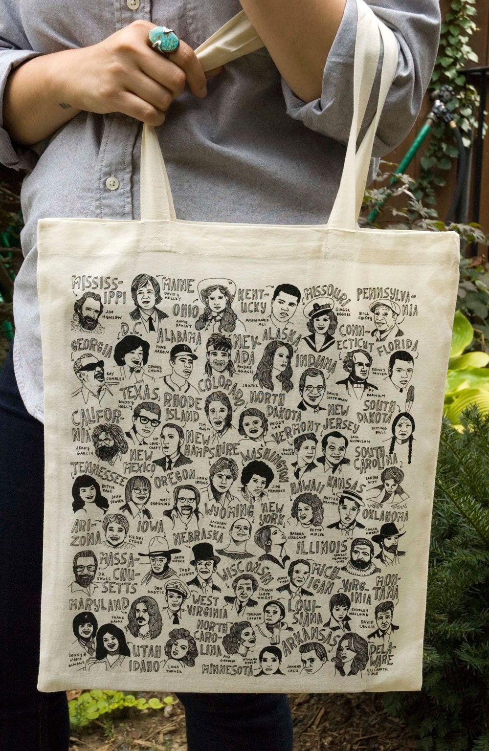 SALE: State-By-Celeb Tote Bag