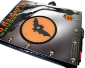 iPad SLEEVE Handmade Leather upcycled from Halloween Sound Effects Record