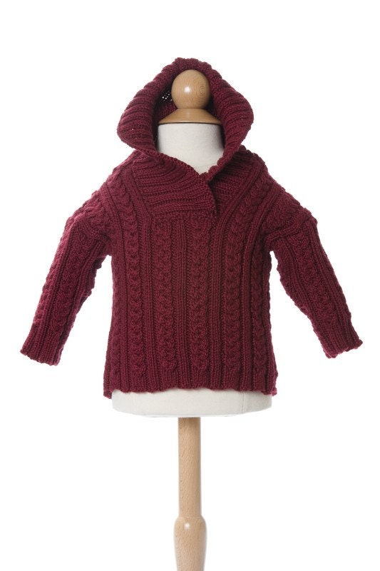 THE ALEXANDER: Hand Knit Hoodie Sweater