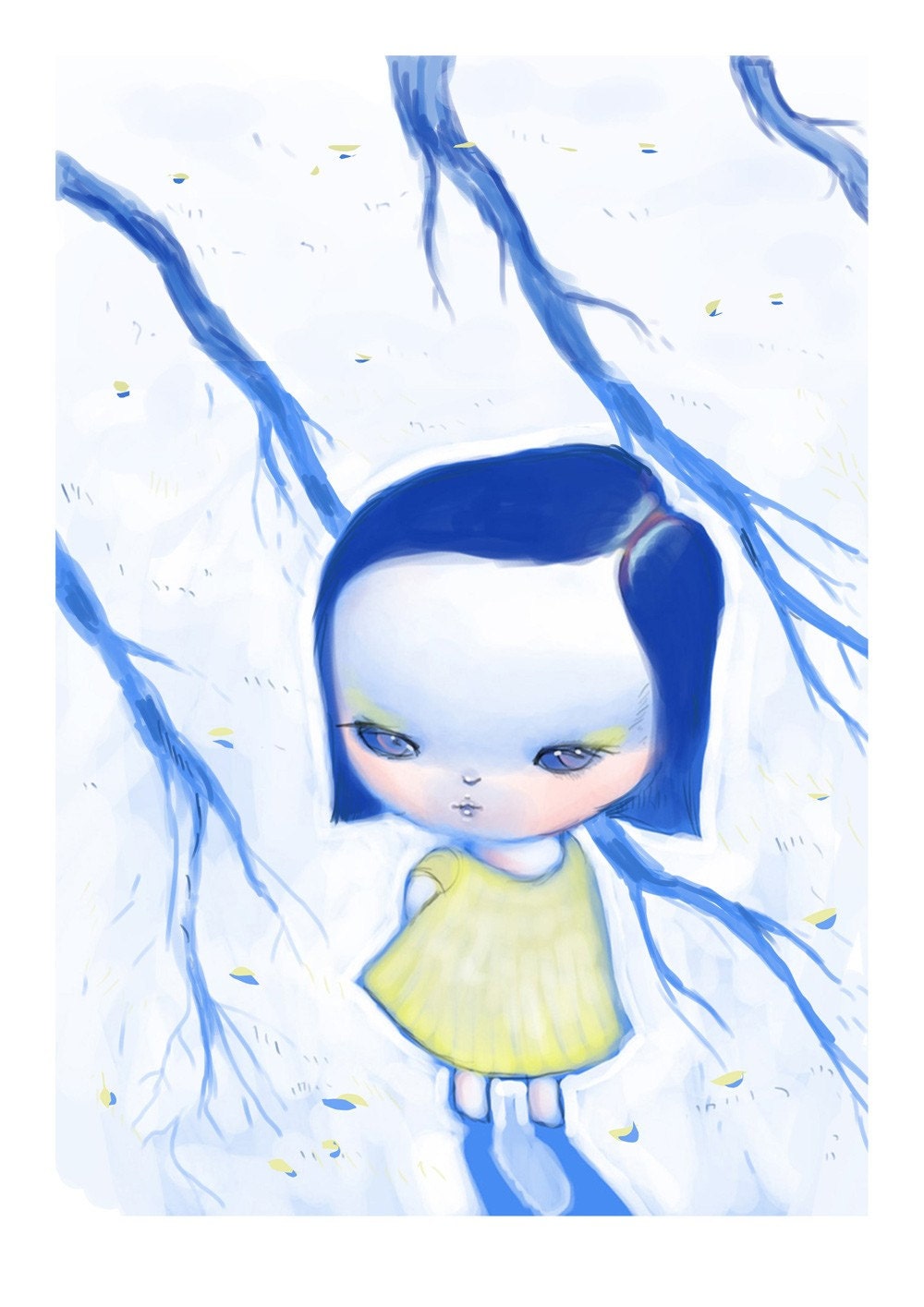 Snow Shadows Limited Edition Print