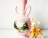 Handpainted Alaska Pink Vase