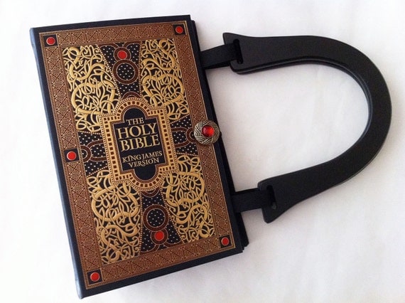 Holy Bible Book Purse