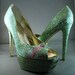Swarovski Crystal Encrusted High Heels - As Seen in Retro Lovely Magazine
