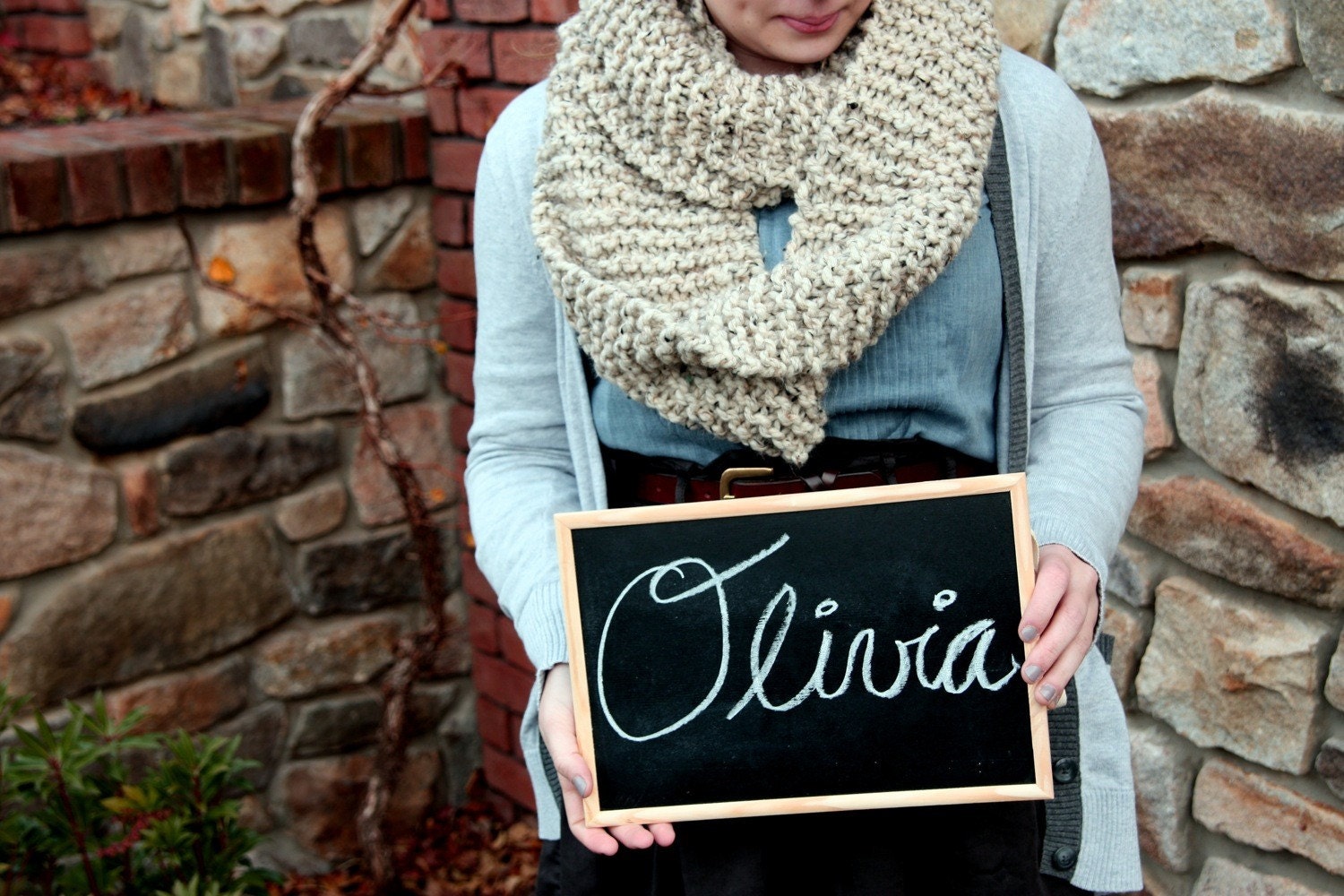 Olivia Cowl in Oatmeal