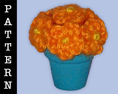 Crochet Pattern - Mini Bouquet