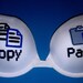 Handpainted Geeky Copy Paste Bra