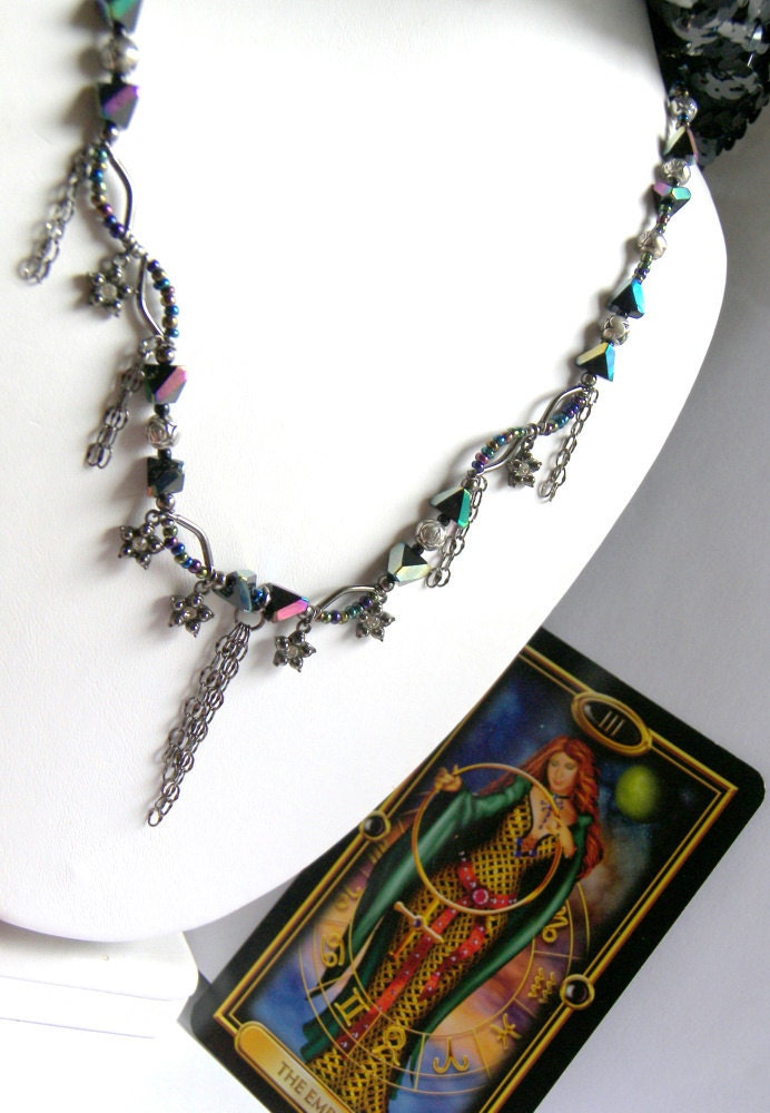 Empress Evening Star beaded Necklace