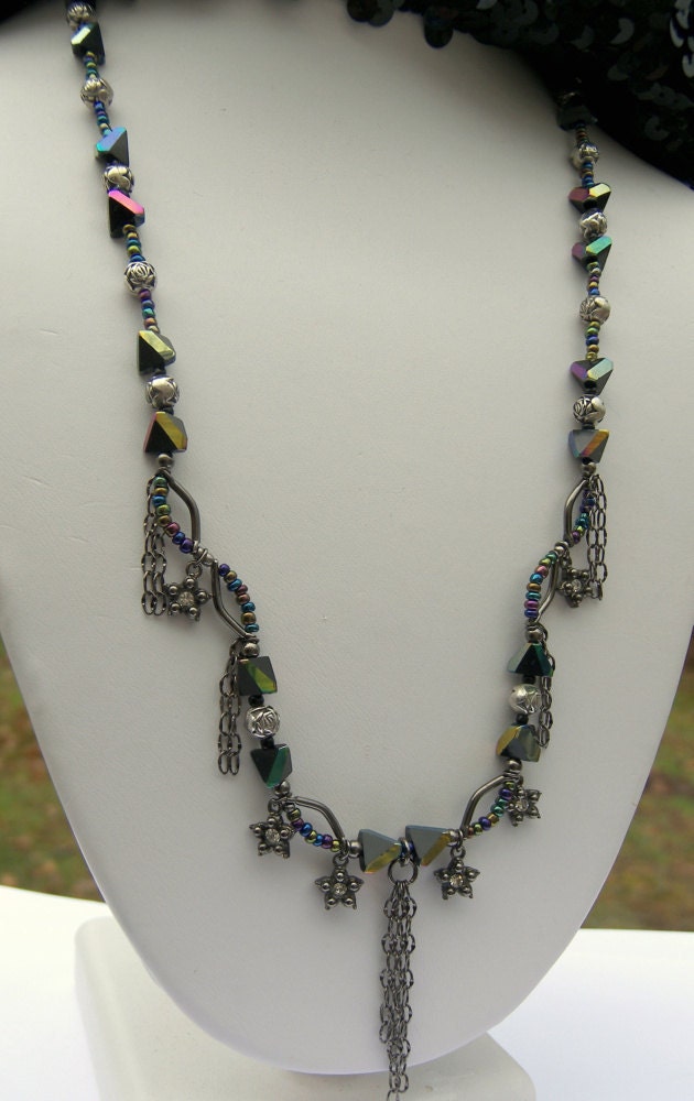 Empress Evening Star beaded Necklace