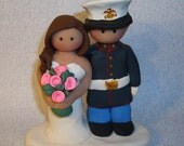Military Wedding Cake Topper - Ginger Babies