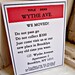 Personalized Monopoly Moving Cards - A2sized flat card set of 10