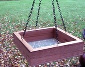 Cedar Platform Birdfeeder