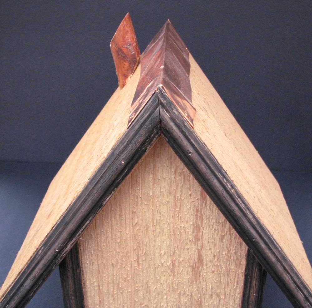 Adirondack Style Cedar Wood Birdhouse