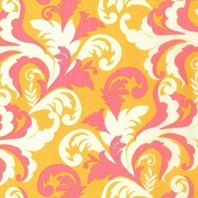 Grand Foliage Blush Meadowsweet Fabric by Sandi Henderson 1 yard LAST PIECE